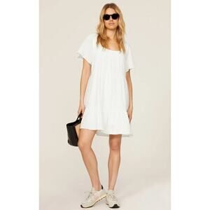 Rails Valentina White Cotton Dress - Size XL